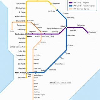 Metro Manila Railway Map