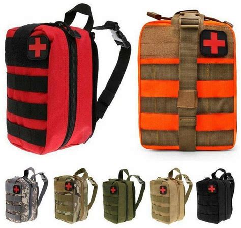 Manufacturer Waterproof Trauma Red Color Molle First Aid Kit Pouch