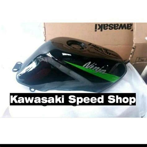 Tangki Bensin Ninja Rr New Hitam Striping Hijau Original Kawasaki