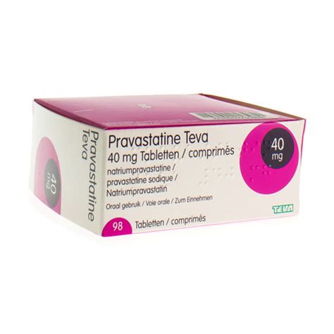 Pravastatine Teva 40 Mg Tabl 98 Apotheek Kestens