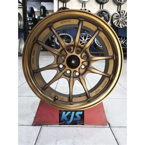 Jual Velg Racing Second Ring 15 Mugen Pcd 4x100 4x114 R15 Buat Brio