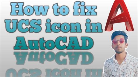 How To Fix Ucs Icon In Autocad Youtube