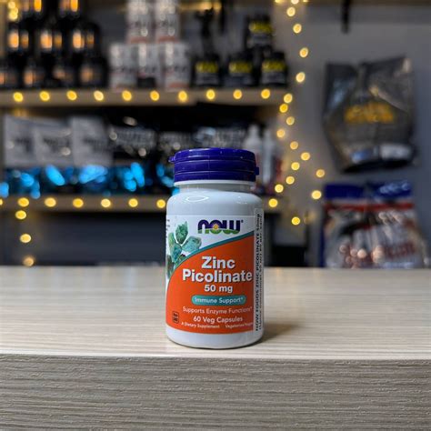 NOW Foods Zinc Picolinate 50 mg Спортивное питание I Love Protein