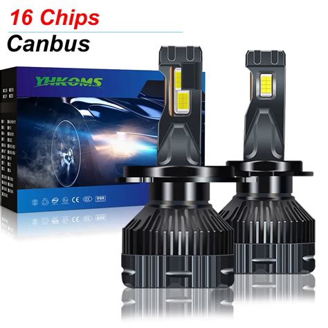 YHKOMS H4 Canbus H7 LED H1 H8 H9 H11 9005 9006 HB3 HB4 9012 Car LED