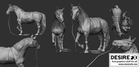 Desire FX 3d models | Horse 3D print model