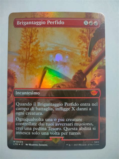 Mtg Magic The Gathering Il Signore Degli Anelli Brigantaggio Perfido