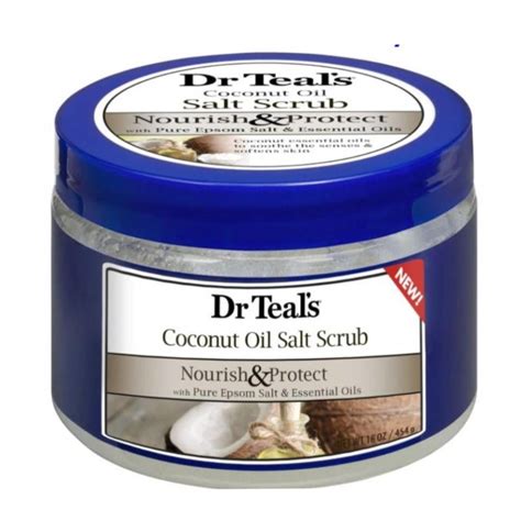 Exfoliante Corporal Dr Teal S Coconut Oil Salt Scrub G Walmart