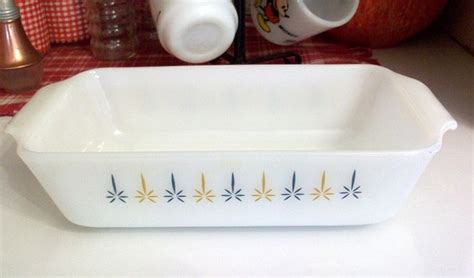 Vintage Anchor Hocking Fire King Candle Glow Casserole Dish