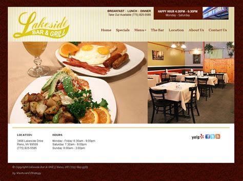 Lakeside Bar And Grill Website And Food Photography Westward Strategy