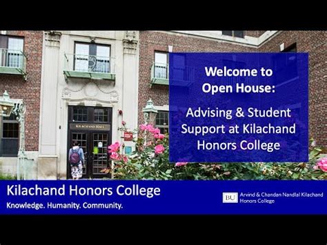 Open House Advising And Student Support At Kilachand Honors College