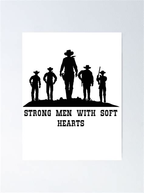 "Strong Men With Soft Hearts | Cowboy Puns | Cowboy Gift Ideas | Cowboy Jokes | Funny Cowboy ...