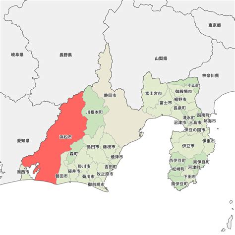 静岡県浜松市の地図 Map It マップ・イット