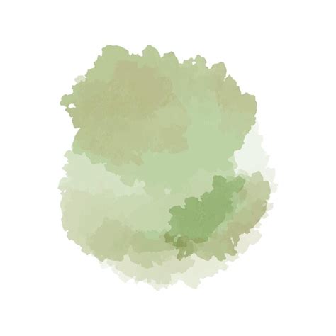 Premium Vector Green Watercolor Paint Stroke Background Vector