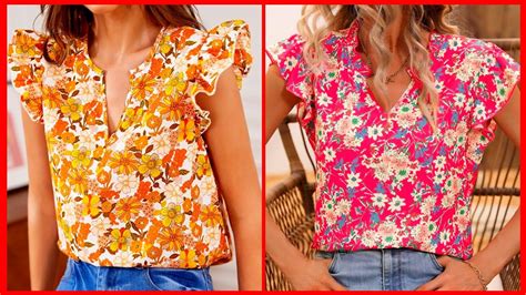 💐colecciÓn Superior De Blusas De Moda Para Mujer 🌸 ColecciÓn Superior