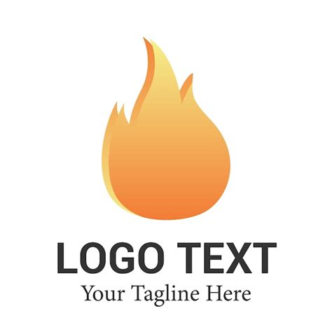 Premium Vector Flame Of Fire Logo Design Vector Image