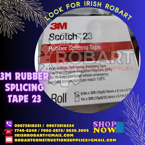 3m Rubber Splicing Tape 23 Commercial And Industrial Construction Tools