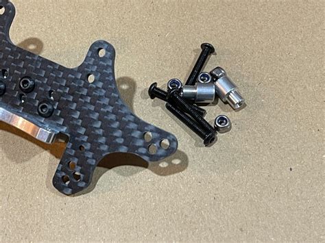 Racing Carbon Fiber Rear Shock Tower For Traxxas Drag Slash Ebay