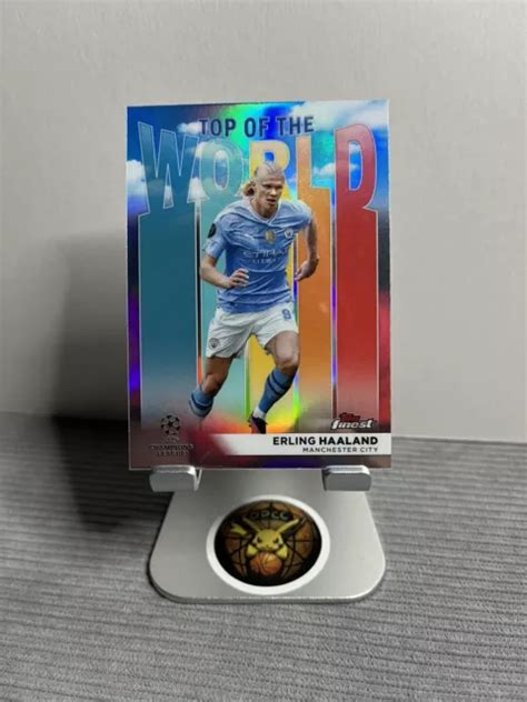 Topps Finest Uefa Erling Haaland Top Of The World Base Tw Eur