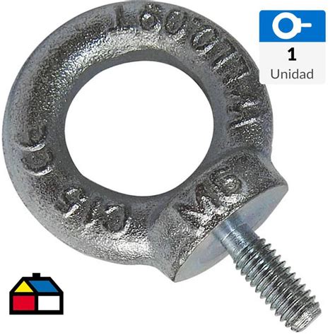 Perno Ojo Para Elevacion M12 X 30 Mm Zincado 1 Unid Sodimac Falabella