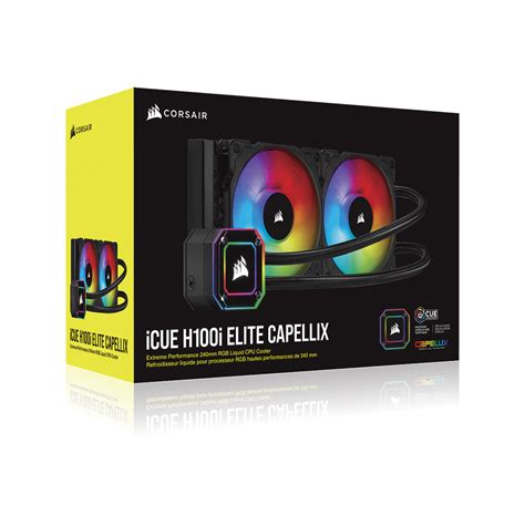 Corsair Icue H100i Elite Capellix 240mm Liquid Cpu Cooler