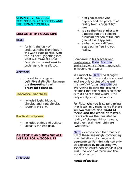 STS Reviewer Final EXAM CHAPTER 2 SCIENCE TECHNOLOGY AND SOCIETY