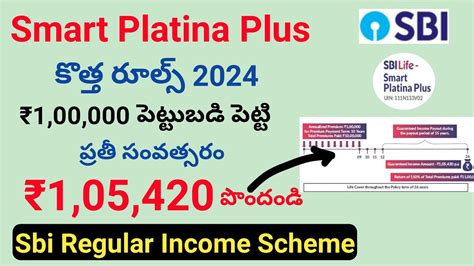 Sbi Smart Platina Plus Sbi Regular Income Scheme Sbi Guaranteed