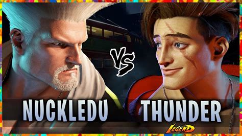 Sf Guile Nuckledu Vs Luke Thunder Street Fighter Youtube