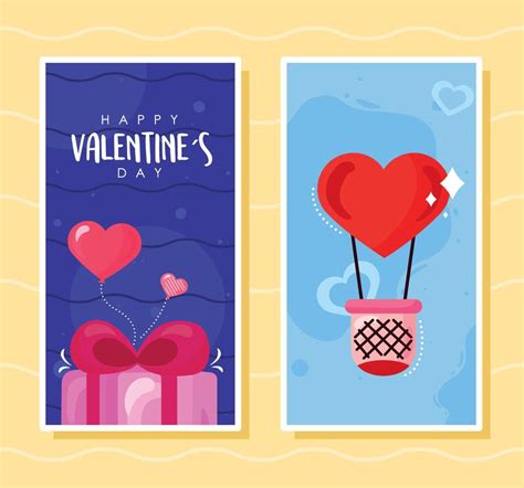 happy valentines day cards 11451583 Vector Art at Vecteezy