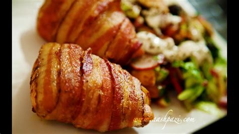 Bacon Wrapped Chicken Breast Recipe Youtube