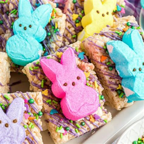 Peeps Rice Krispie Treats 5 Ingredients Fun Cookie Recipes