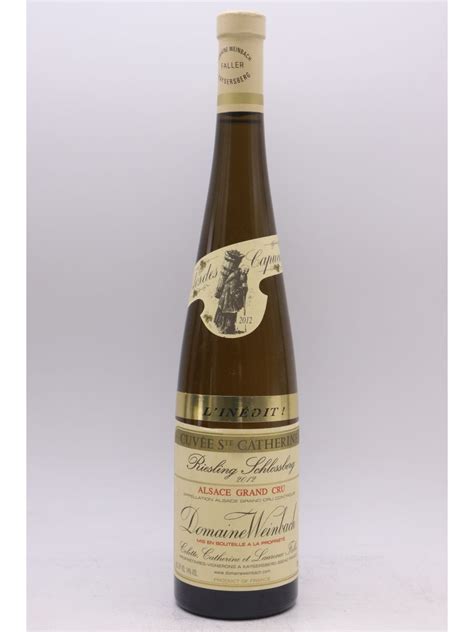 Weinbach Alsace Grand Cru Riesling Schlossberg Clos Des Capucins Cuv E