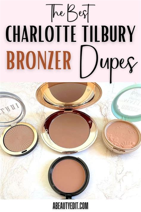 I Tried 3 Charlotte Tilbury Bronzer Dupes With Swatches Artofit