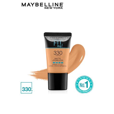 Buy Maybelline New York Fit Me Matteporeless Liquid Foundation Tube 330 Toffee 18 Gm Online At