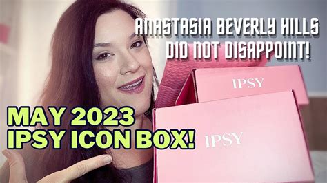 MAY 2023 IPSY ICON BOX UNBOXING ABH SWATCHES YouTube