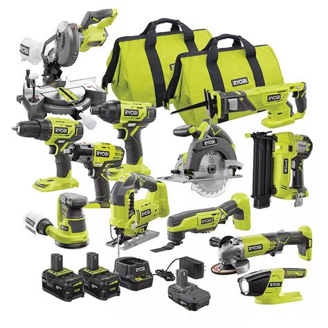 Ryobi Kit Combiné Sans Fil 18v One Lithium Ion 12 Outils Home Depot Canada