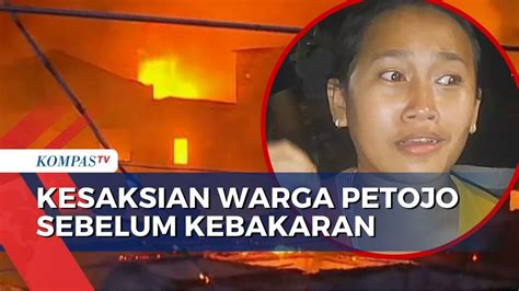 Kebakaran Landa Permukiman Padat Penduduk Di Petojo Warga Dengar Suara