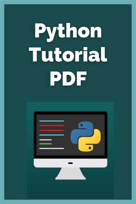 Python Tutorial Pdf Programmeren