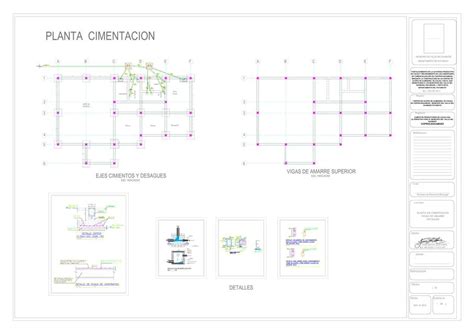 Res Menes De Planos De Cimentaciones Descarga Apuntes De Planos De