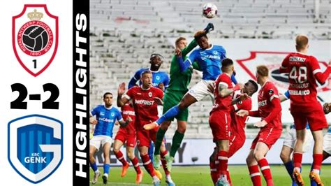 Krc Genk Vs Royal Antwerp Fc R Sum Highlights Jupiler Pro