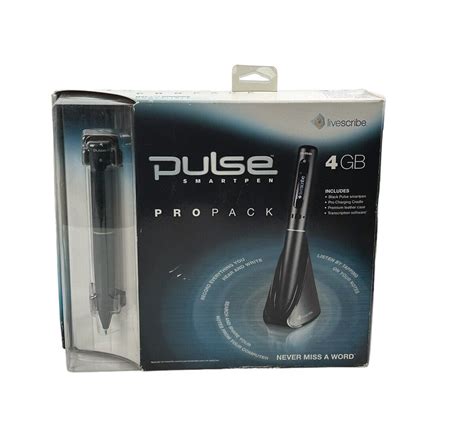 Livescribe Pulse Smartpen Pro Pack Gb Hrs Mb Nib Ebay