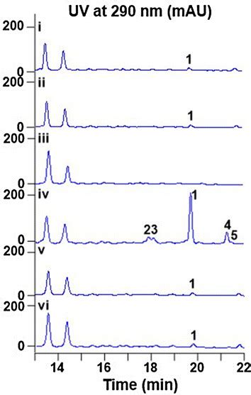 Hplc Traces Of The Fermentation Broths From S Somaliensis Scsio Zh