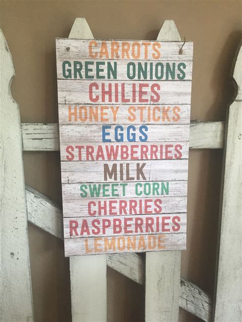 Farmstand Printable Sign // Produce Stand Sign - Etsy