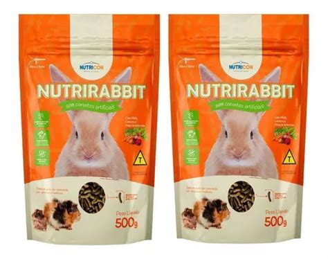 Nutrirabbit Ração Para Coelhos E Roedores Nutricon 1 000kg