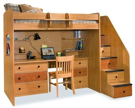 1000+ ideas about Bunk Bed Desk on Pinterest | Bunk Bed, Loft Bunk Beds ...