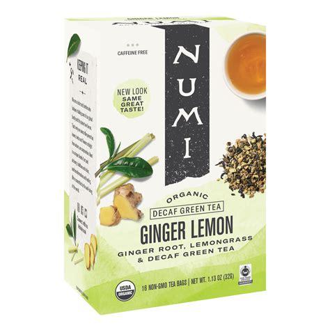 Numi Tea Ginger Lemon Konrads Specialty Foods And Ingredients