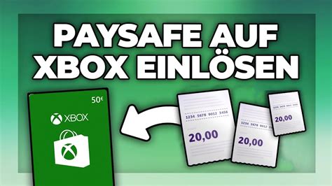 Paysafecard auf xBox einlösen in Guthaben umwandeln Tutorial YouTube