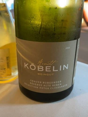 Weingut Arndt K Belin Grauer Burgunder Reserve Alte Reben