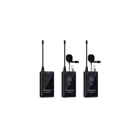 Set Microfoane Lavaliera Wireless Ckmova Um Negru Emag Ro