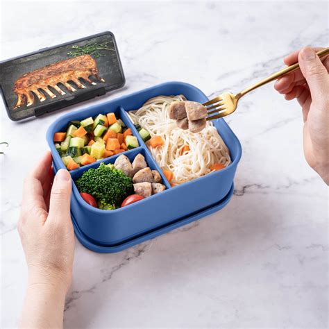 1300ml Bento Boxes For Adults For On Go Meal Cooking Hot Rice Lunch Box