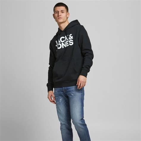 Jack And Jones Logo Sweat Hoodies 2 Pack Plutosport